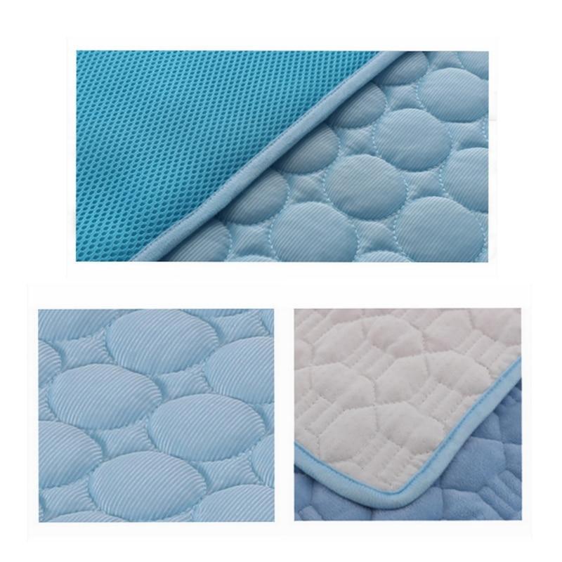 PETS&CLEAN Pet Dog Cat Ice Silk Cold Nest Pad For Cooling