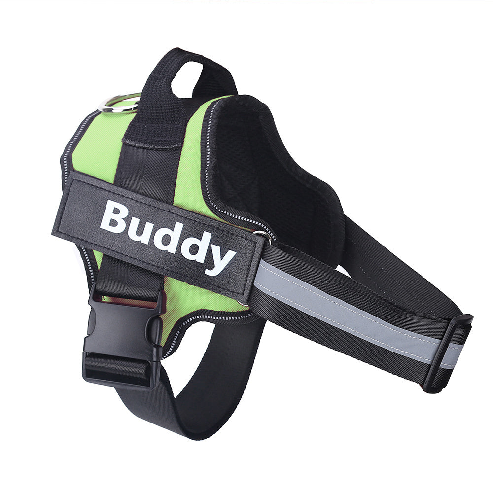 PETS&CLEAN Personalized Dog Harness Reflective Breathable Adjustable