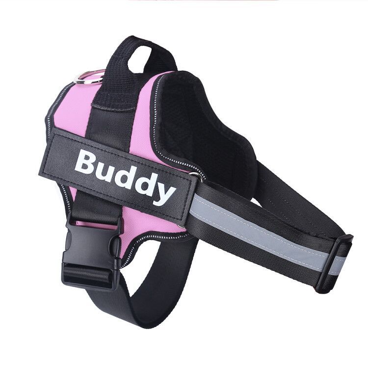 PETS&CLEAN Personalized Dog Harness Reflective Breathable Adjustable