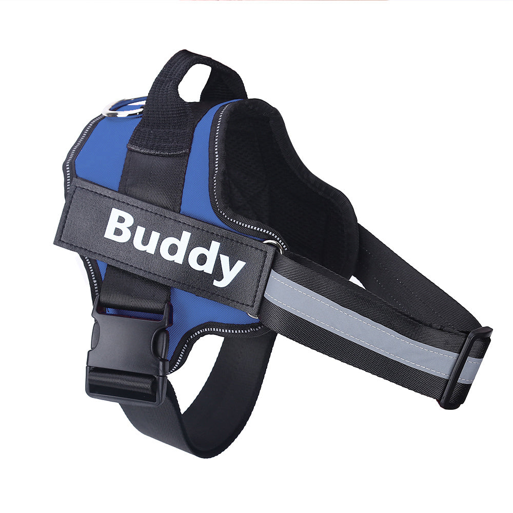 PETS&CLEAN Personalized Dog Harness Reflective Breathable Adjustable