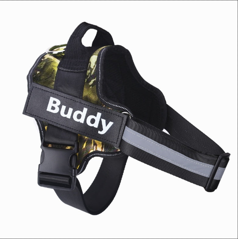 PETS&CLEAN Personalized Dog Harness Reflective Breathable Adjustable