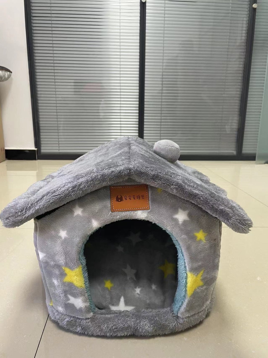 PETS&CLEAN Cat and Dog Bed Sleep Enclosed Cave