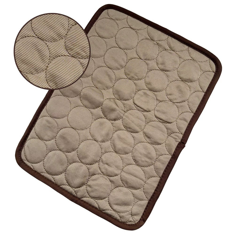 PETS&CLEAN Pet Dog Cat Ice Silk Cold Nest Pad For Cooling