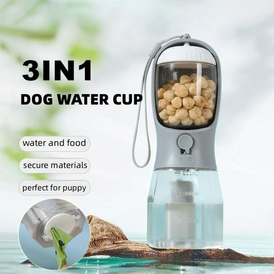 PETS&CLEAN Dog  Cup Drinking Food Garbage Bag Three-in-one Portable