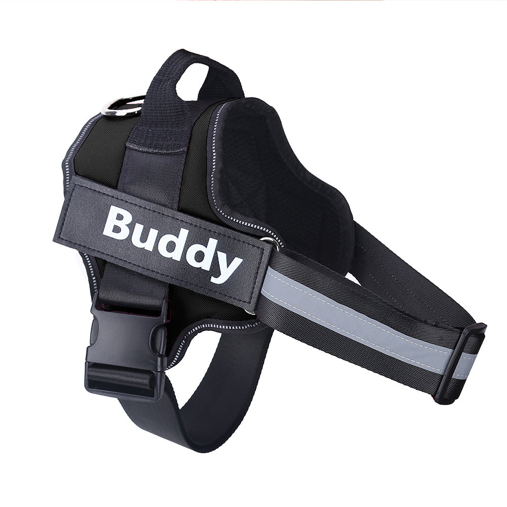 PETS&CLEAN Personalized Dog Harness Reflective Breathable Adjustable