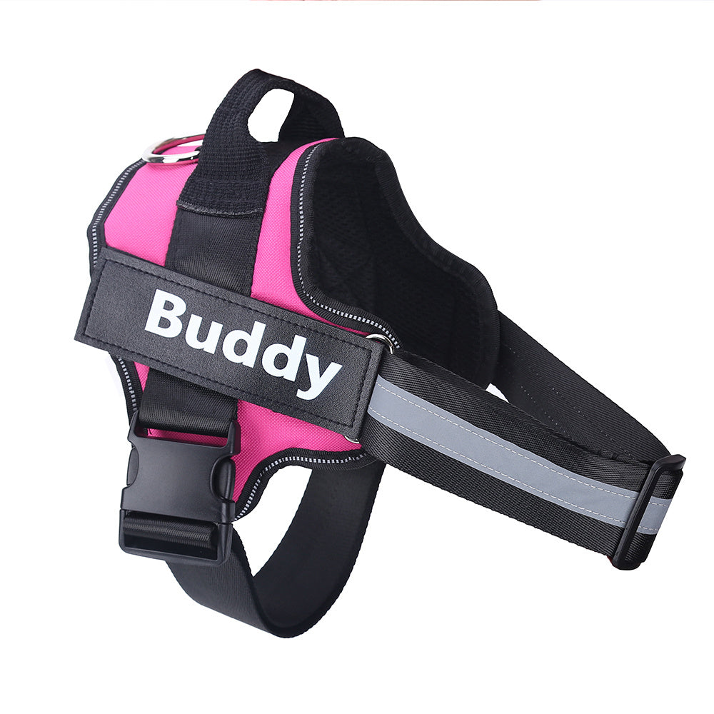 PETS&CLEAN Personalized Dog Harness Reflective Breathable Adjustable