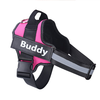 PETS&CLEAN Personalized Dog Harness Reflective Breathable Adjustable