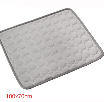 PETS&CLEAN Pet Dog Cat Ice Silk Cold Nest Pad For Cooling