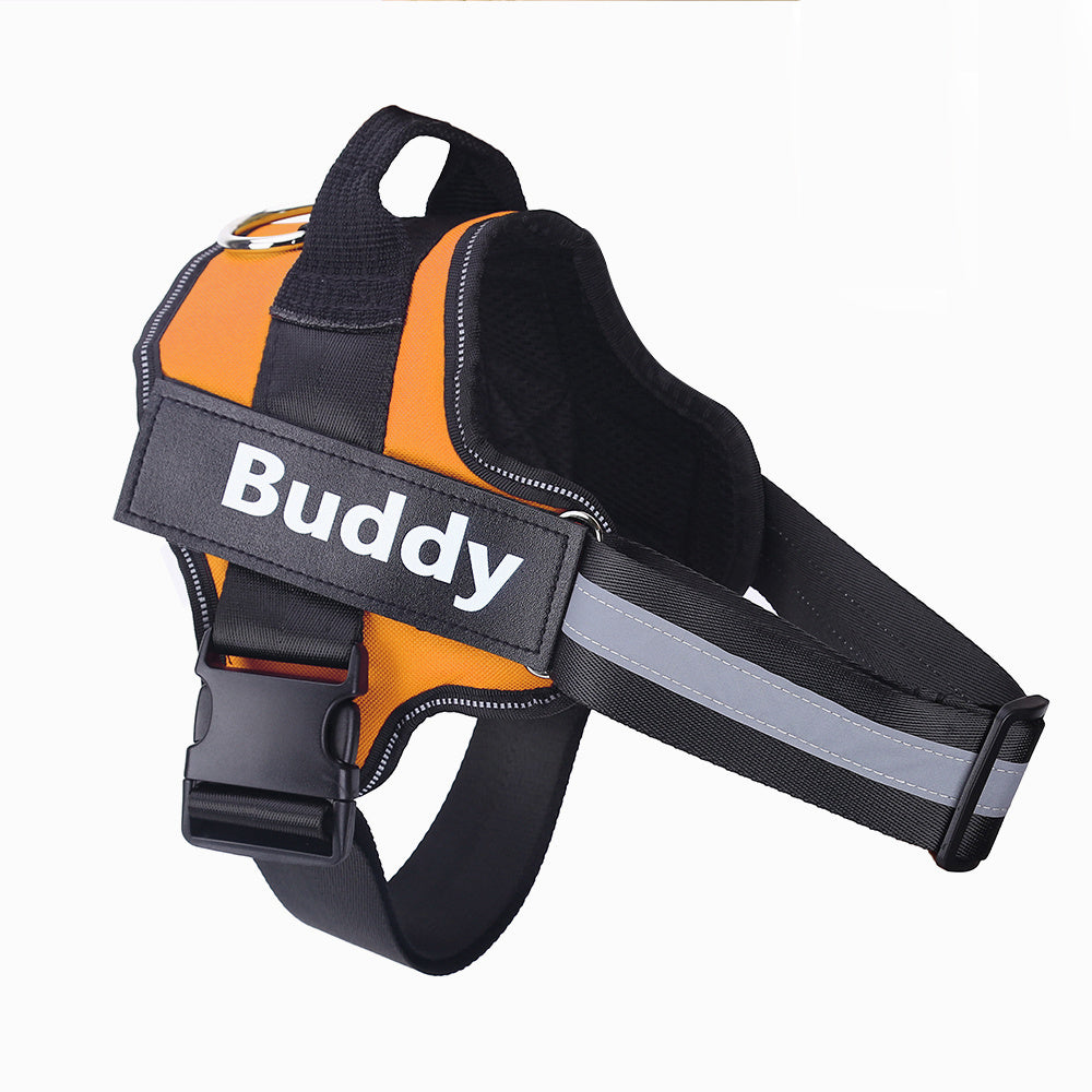 PETS&CLEAN Personalized Dog Harness Reflective Breathable Adjustable
