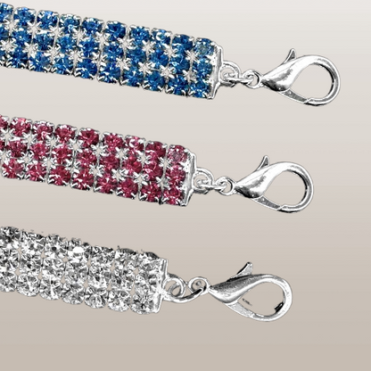 PETS&CLEAN Bling Dog Collar Puppy Pet Dog Collars Leash For Small Medium pets