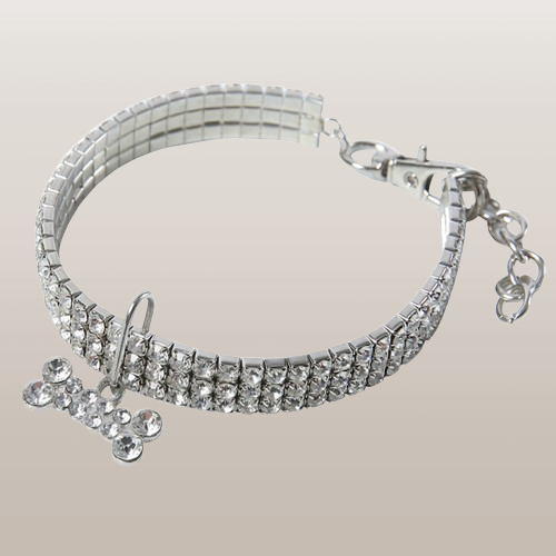 PETS&CLEAN Bling Dog Collar Puppy Pet Dog Collars Leash For Small Medium pets