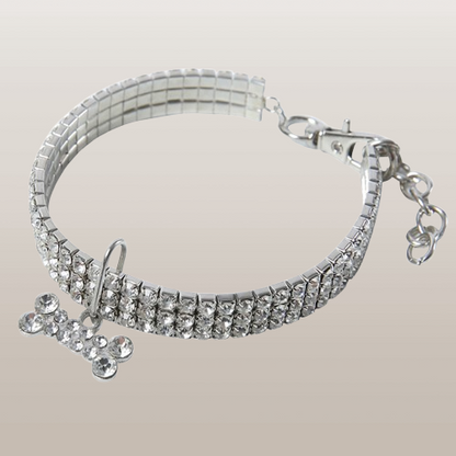 PETS&CLEAN Bling Dog Collar Puppy Pet Dog Collars Leash For Small Medium pets