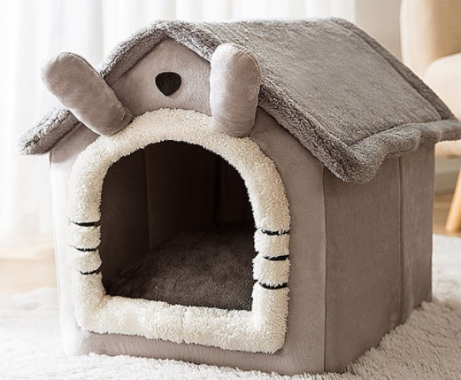PETS&CLEAN Cat and Dog Bed  Sleep Enclosed Cave