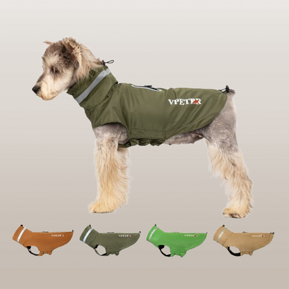 PETS&CLEAN Dog Outdoor Windproof Rain Raincoat Puppy Reflective Pet Poncho