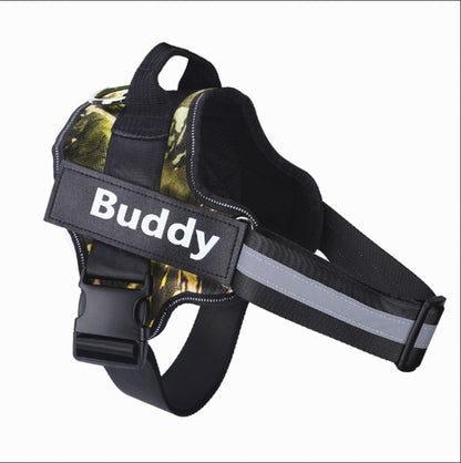 PETS&CLEAN Personalized Dog Harness Reflective Breathable Adjustable