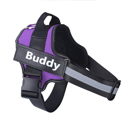 PETS&CLEAN Personalized Dog Harness Reflective Breathable Adjustable