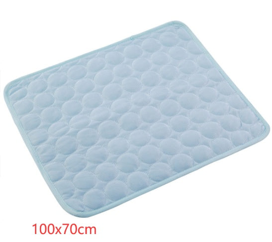 PETS&CLEAN Pet Dog Cat Ice Silk Cold Nest Pad For Cooling