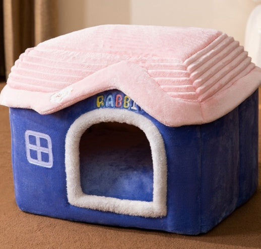 PETS&CLEAN Cat and Dog Bed  Sleep Enclosed Cave