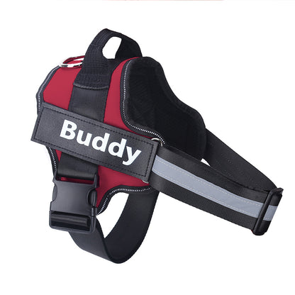 PETS&CLEAN Personalized Dog Harness Reflective Breathable Adjustable