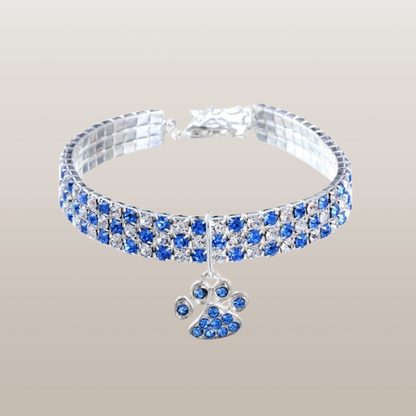 PETS&CLEAN Pet Collar With Diamonds