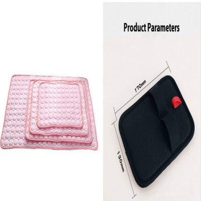 PETS&CLEAN Pet Dog Cat Ice Silk Cold Nest Pad For Cooling