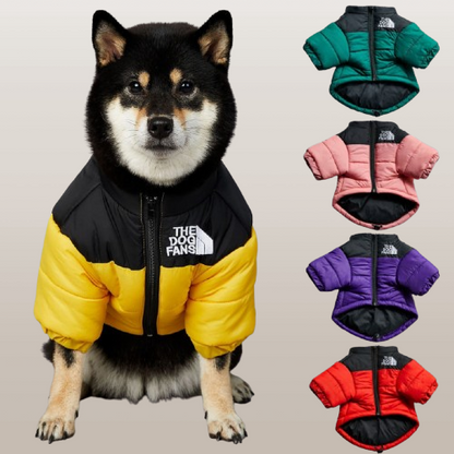 PETS&CLEAN Windproof And Rainproof Dog Winter Warm Pet Cotton-padded Clothes