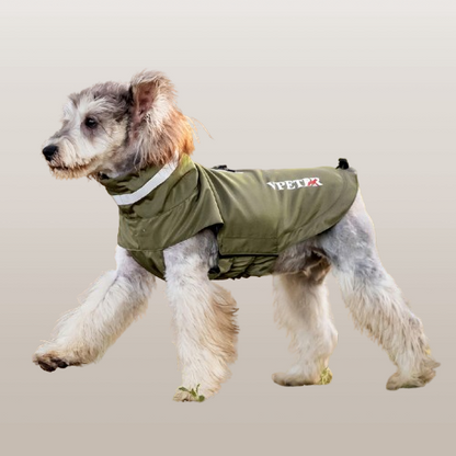 PETS&CLEAN Dog Outdoor Windproof Rain Raincoat Puppy Reflective Pet Poncho