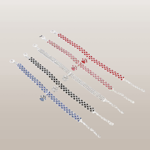 PETS&CLEAN Pet Collar With Diamonds