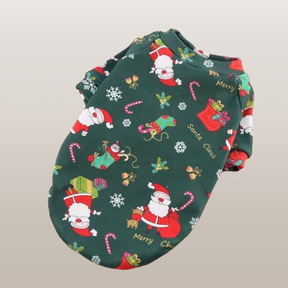 PETS&CLEAN Christmas-style fleece dog dress
