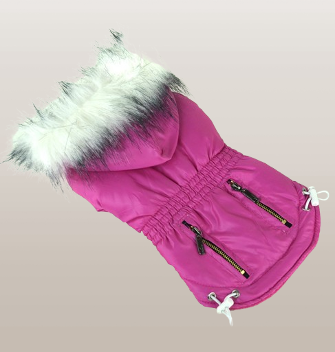 PETS&CLEAN Zippered Cotton Padded Clothes For Pets