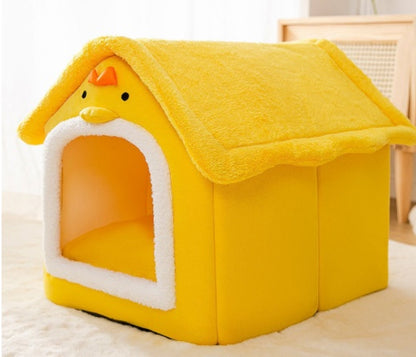 PETS&CLEAN Cat and Dog Bed  Sleep Enclosed Cave