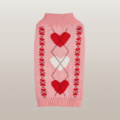 PETS&CLEAN  Fashion Personality Bow Love Heart Dog Sweater