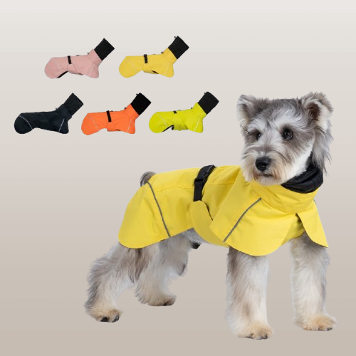 PETS&CLEAN Pet Dog Small And Medium-sized Dogs Waterproof Universal Poncho