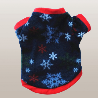 PETS&CLEAN Dog Christmas Clothing Optional Classic Pattern Christmas Hat Ginger Cake Autumn And Winter Pullover Fluffy Jacket Warm Hoodie