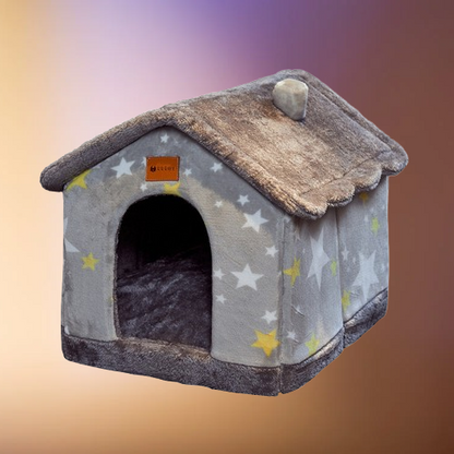 PETS&CLEAN Cat and Dog Bed Sleep Enclosed Cave