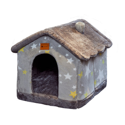 PETS&CLEAN Cat and Dog Bed  Sleep Enclosed Cave